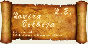 Momira Bilbija vizit kartica